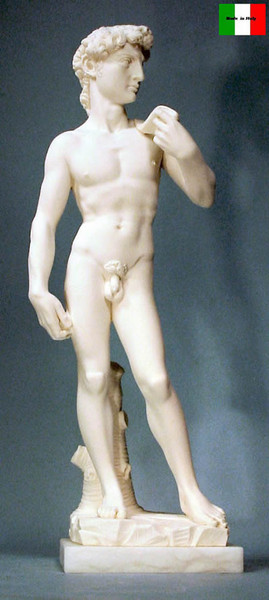 David Sculpture Marble Statue Michelangelo Reprduction Gallery Art